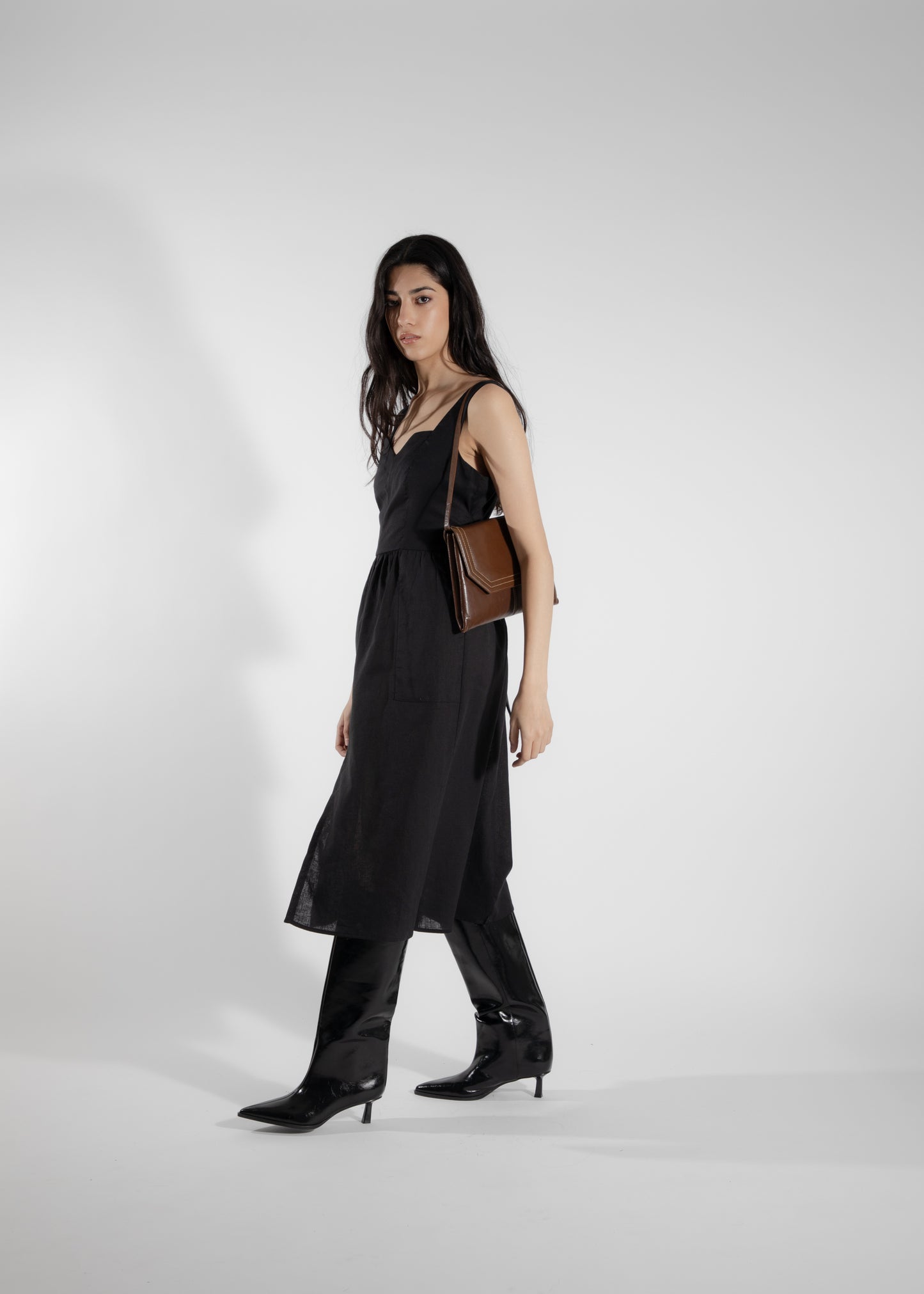 Cornifle black bustier dress