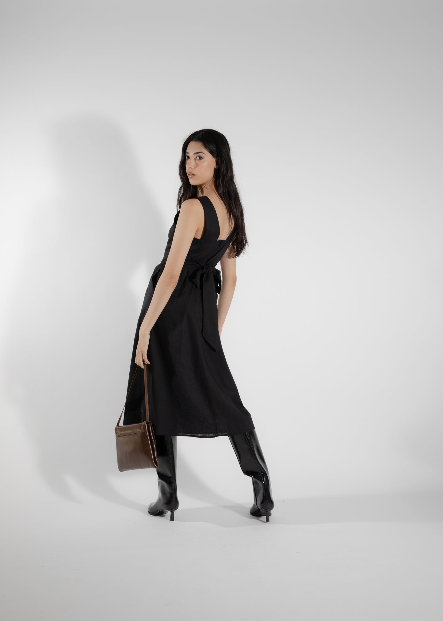 Cornifle black bustier dress
