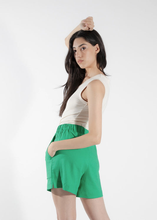 Camisole blanche Rubanier