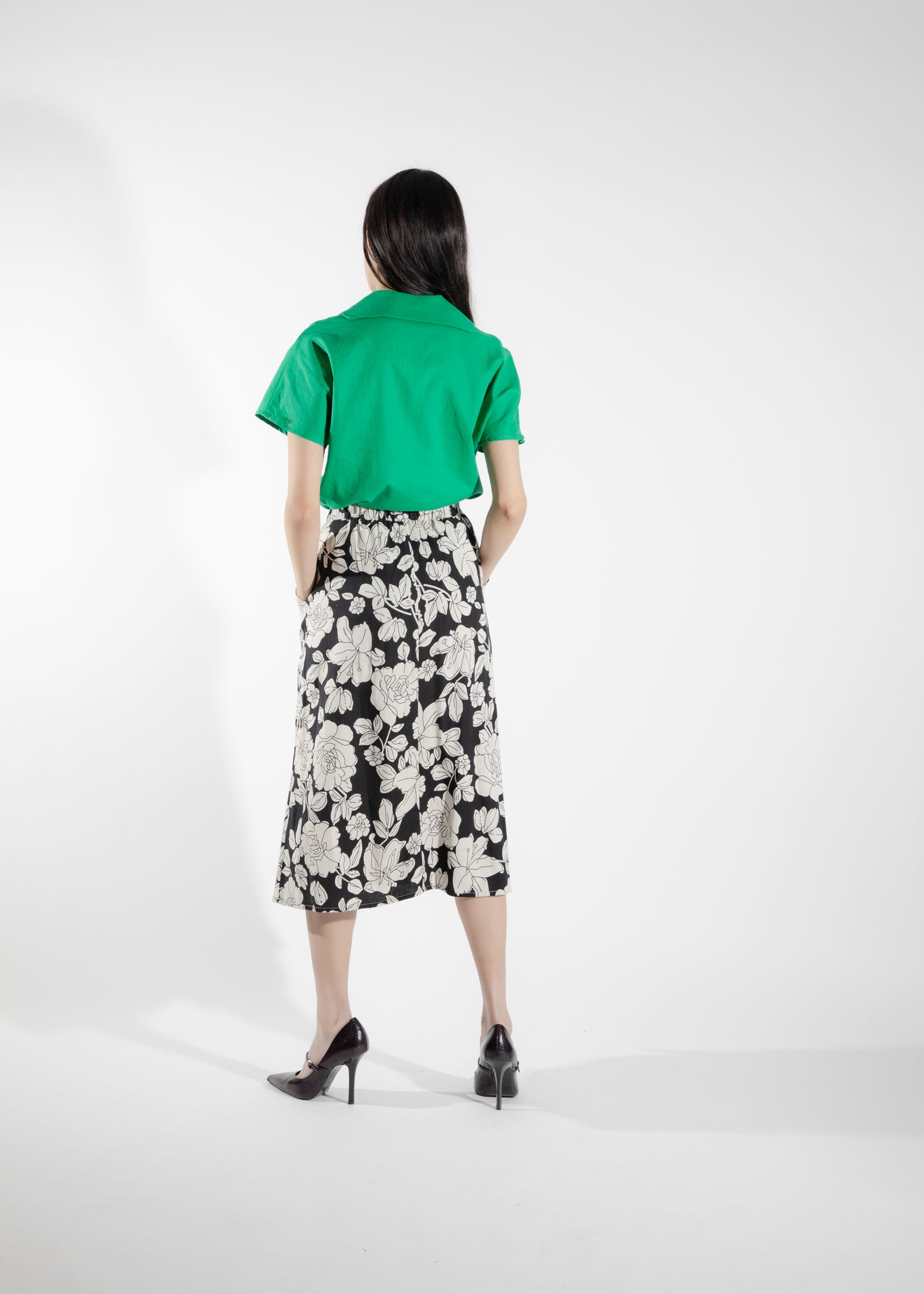 Chemise verte Élodée