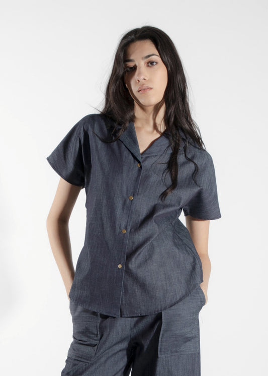 Chemise en denim Élodée