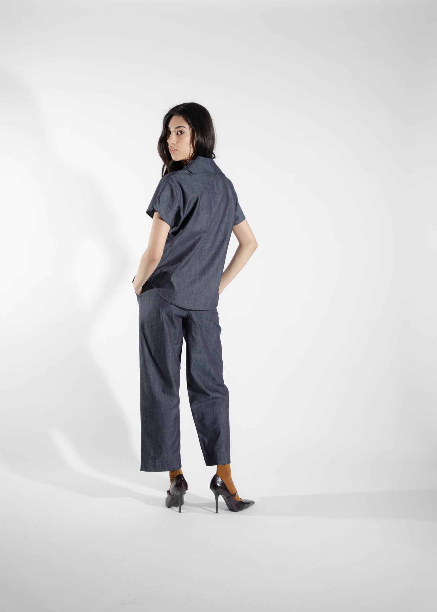 Pantalon tissé denim Alisme