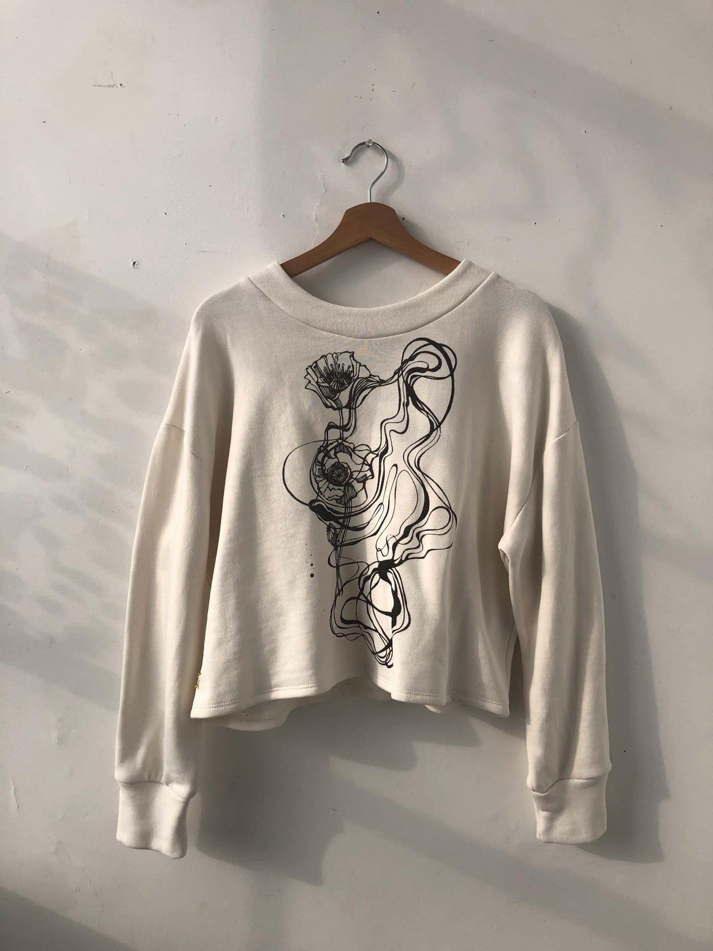 Crewneck sérigraphié ivoire Street Spirit - Grand/Large