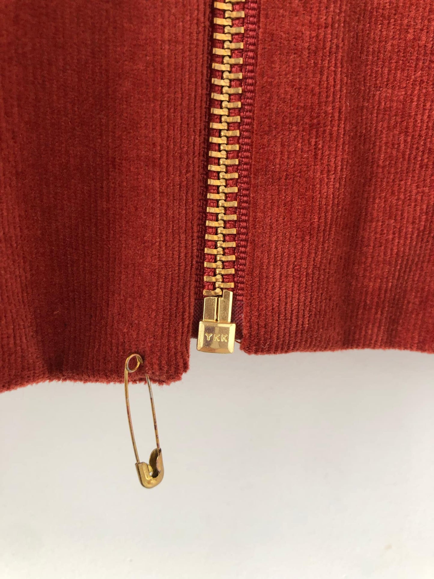 Blouson zip corduroy Terracotta Redrawn - Grand/Large
