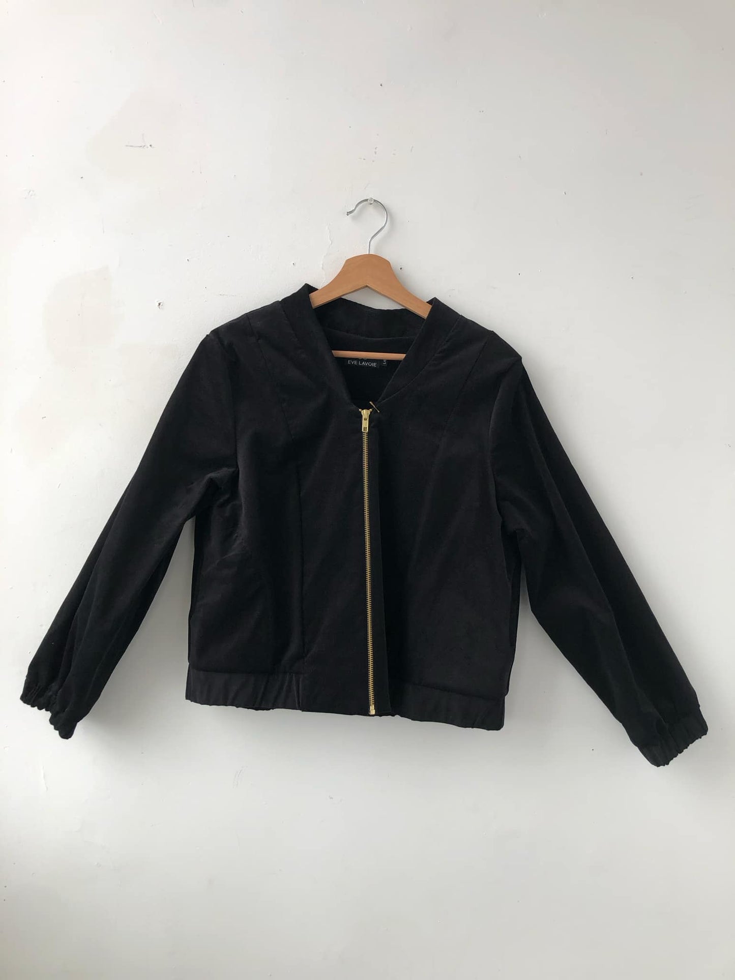 Blouson zip corduroy noir Redrawn - Grand/Large