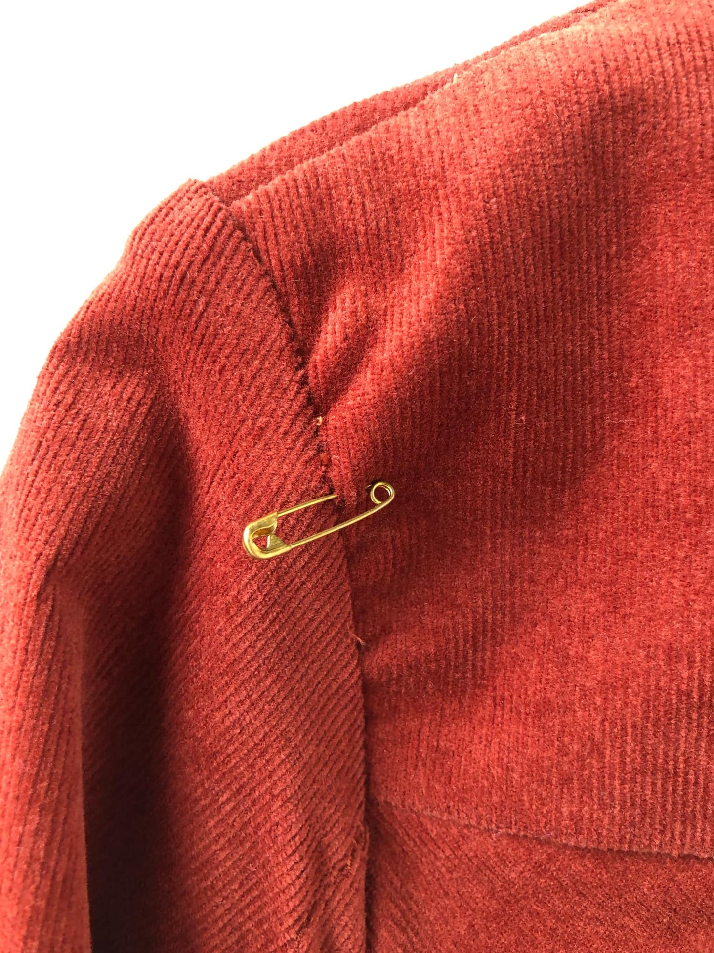 Blouson zip corduroy Terracotta Redrawn - Petit/Small