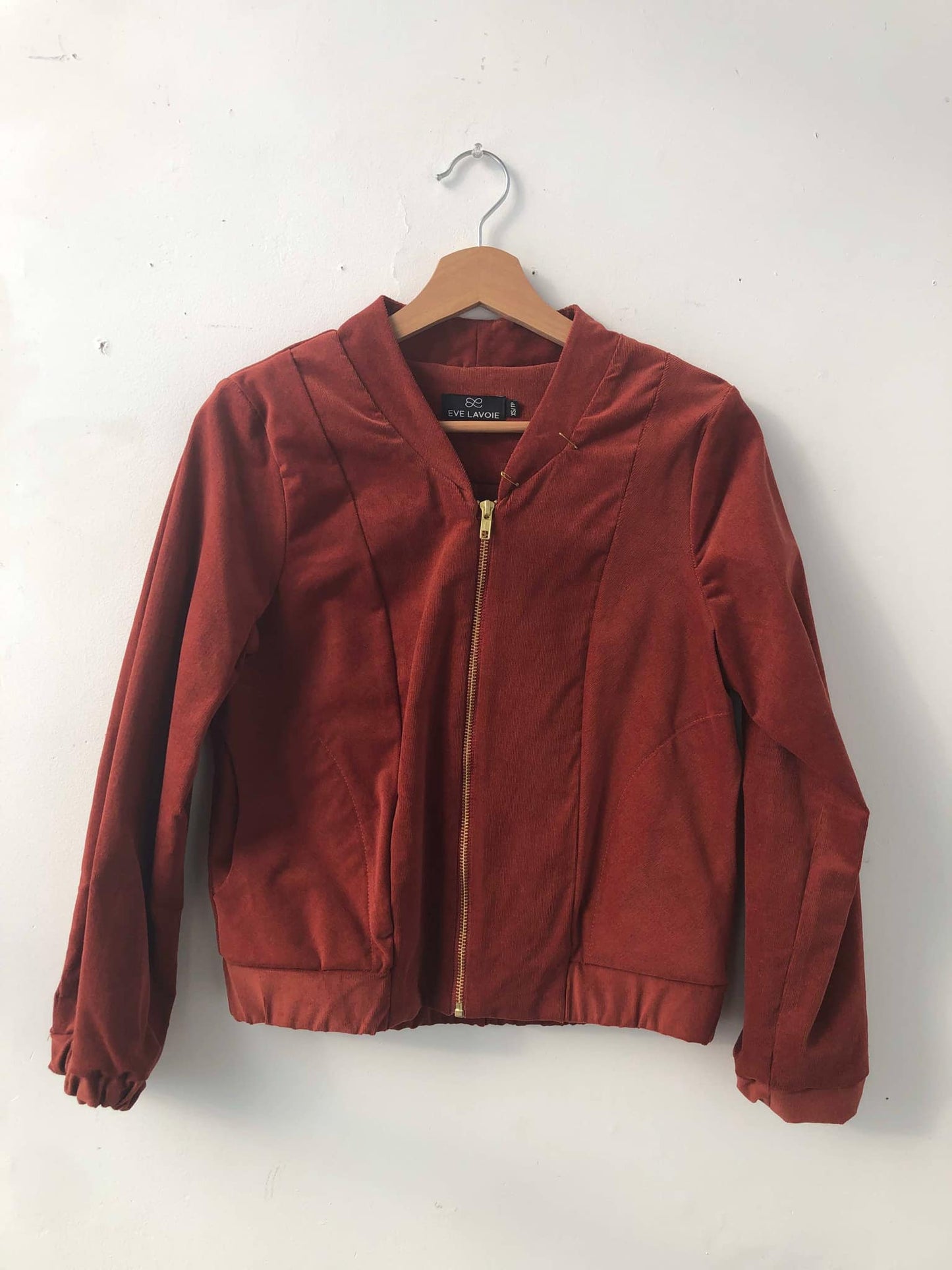 Blouson zip corduroy Terracotta Redrawn - Très-petit/Extra-small