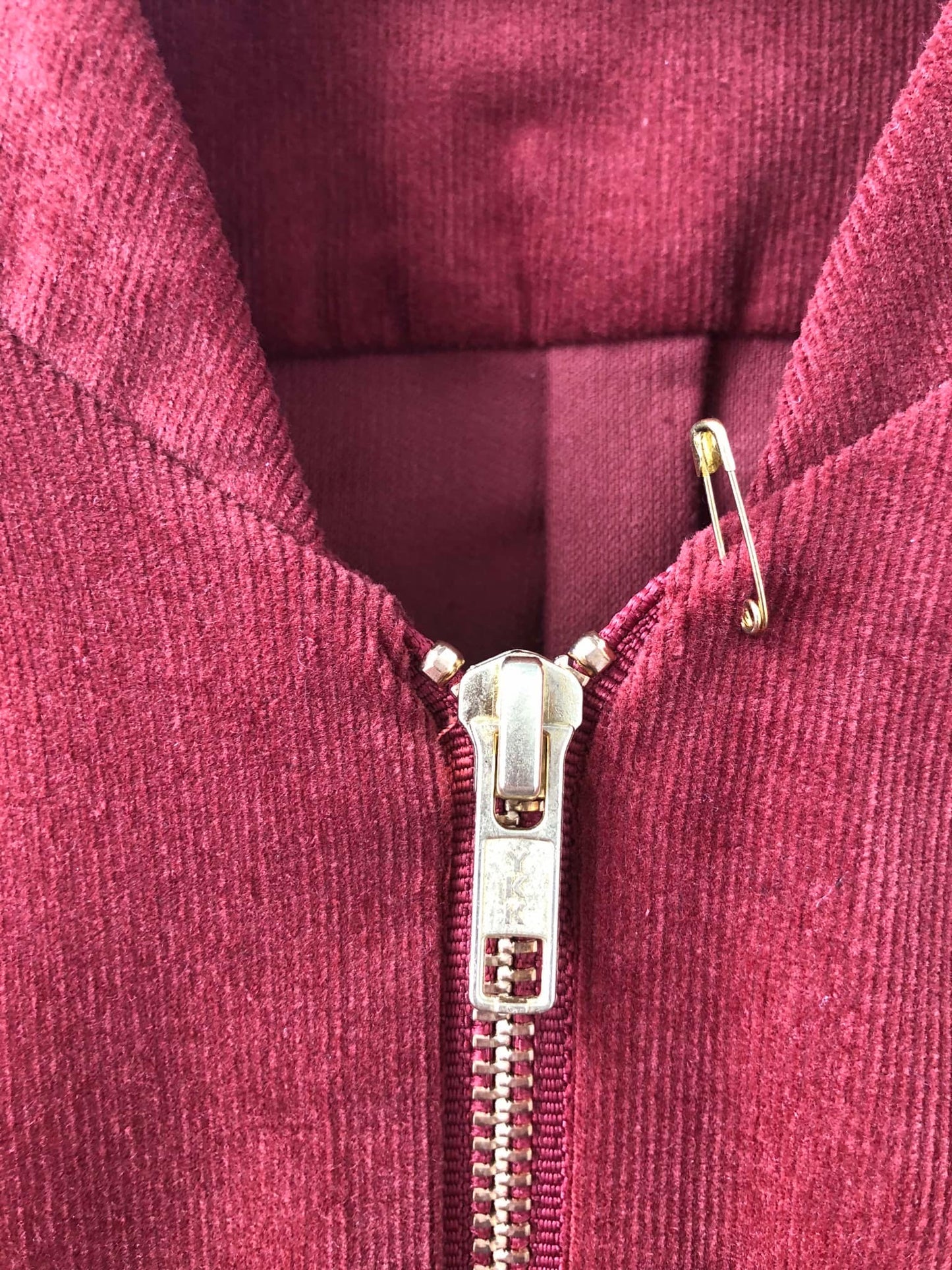 Blouson zip corduroy Terracotta Redrawn - Grand/Large