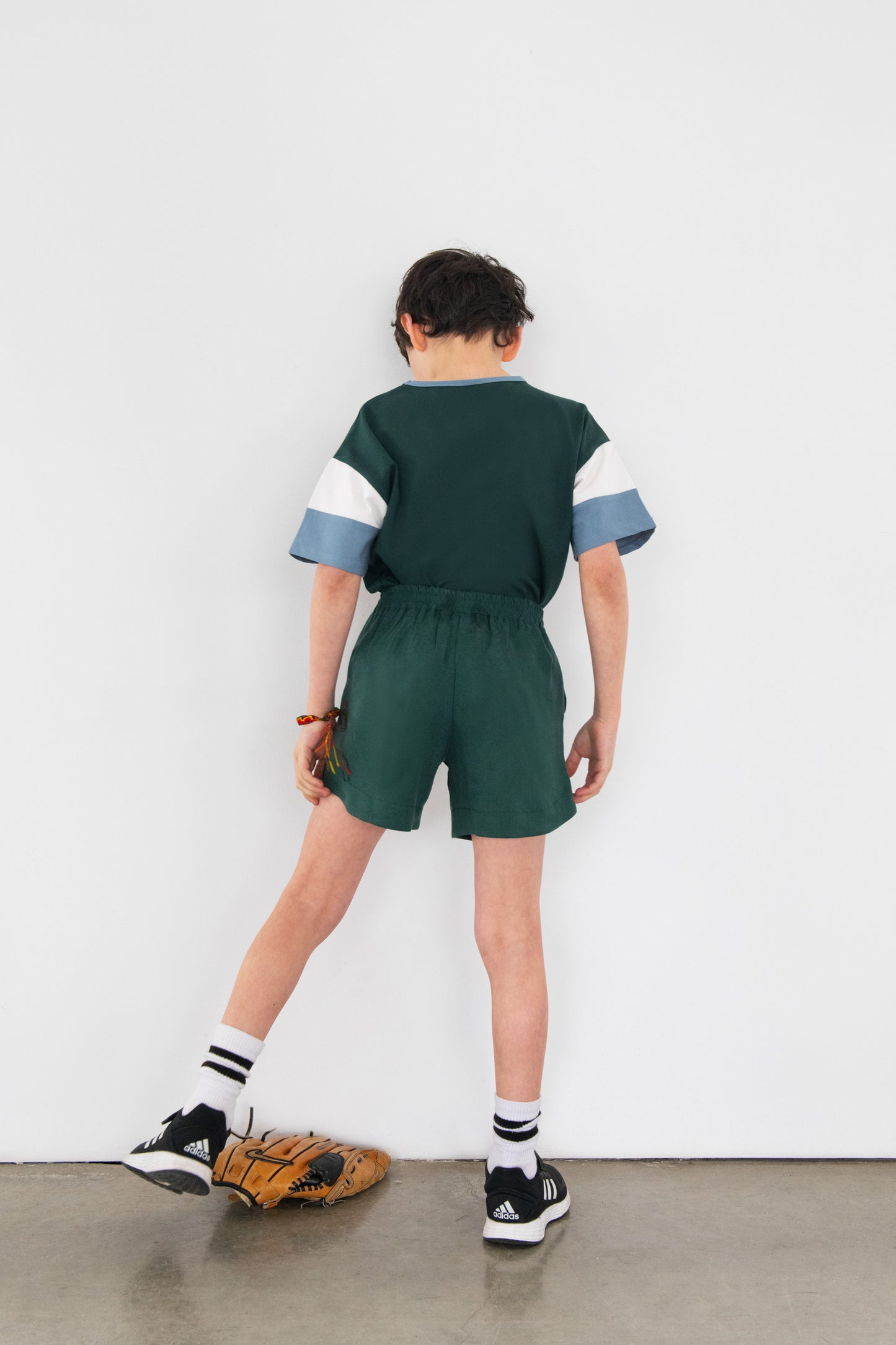 Short vert évolutif pour enfants