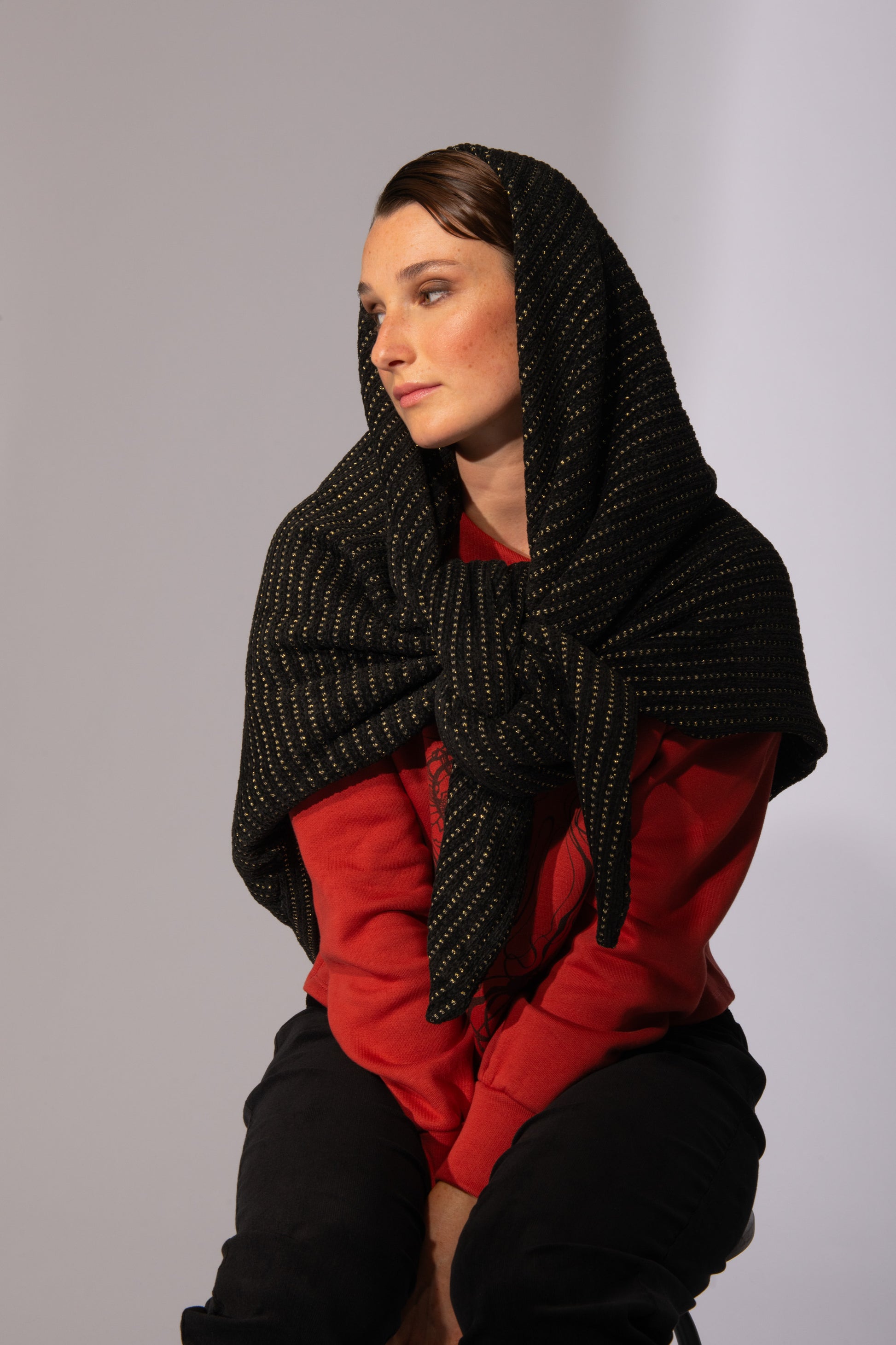 Foulard noir Fade Out