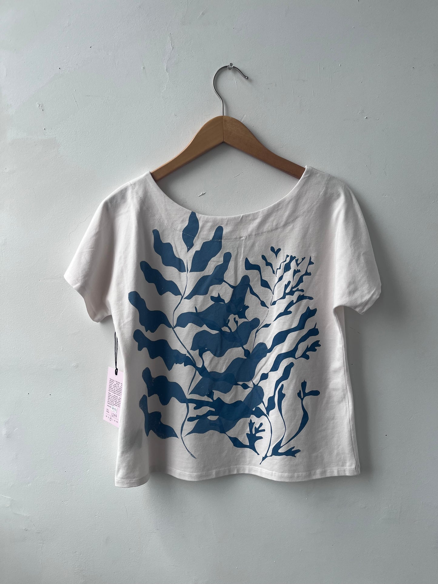 T-shirt imprimé blanc Isoète M DEFECT