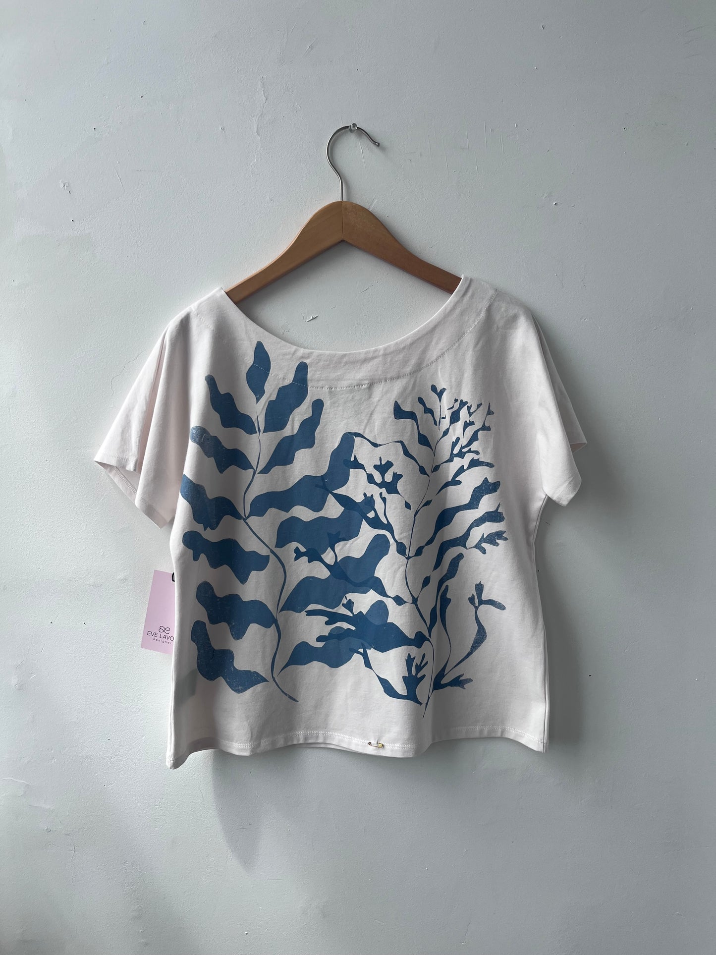 T-shirt imprimé blanc Isoète L DEFECT
