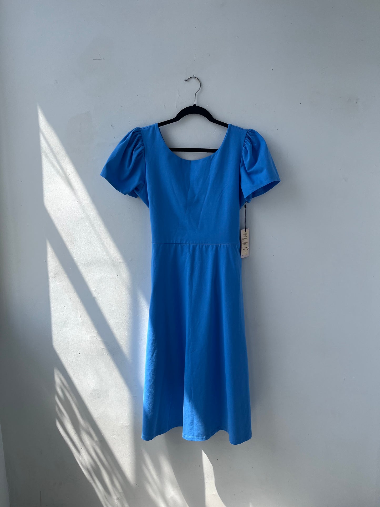 Robe longue réversible bleu Azur Naïade L DEFECT