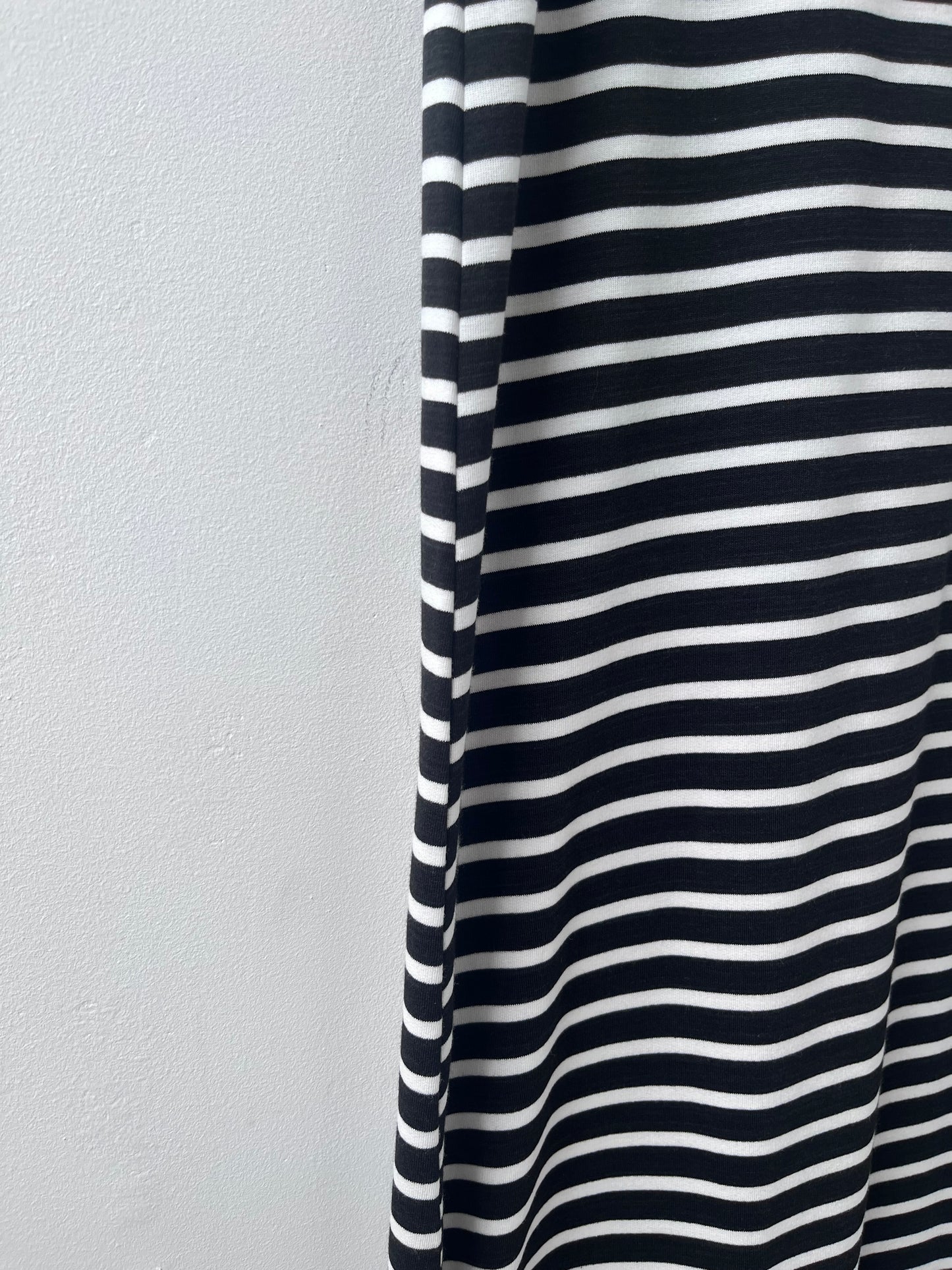 Robe/camisole longue rayure/noire Calla L DEFECT