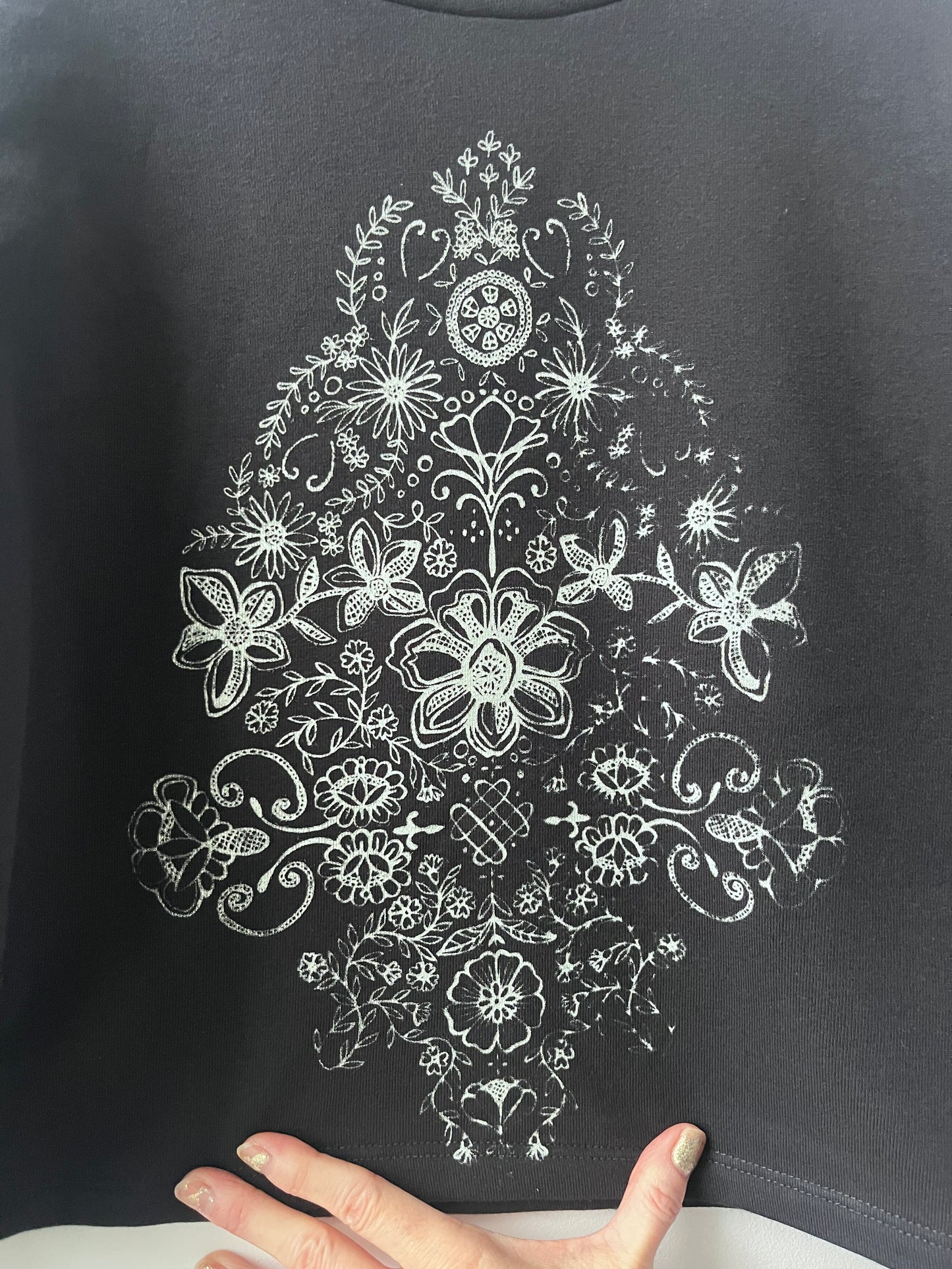 Chandail molletonné sérigraphié Hannay noir S DEFECT