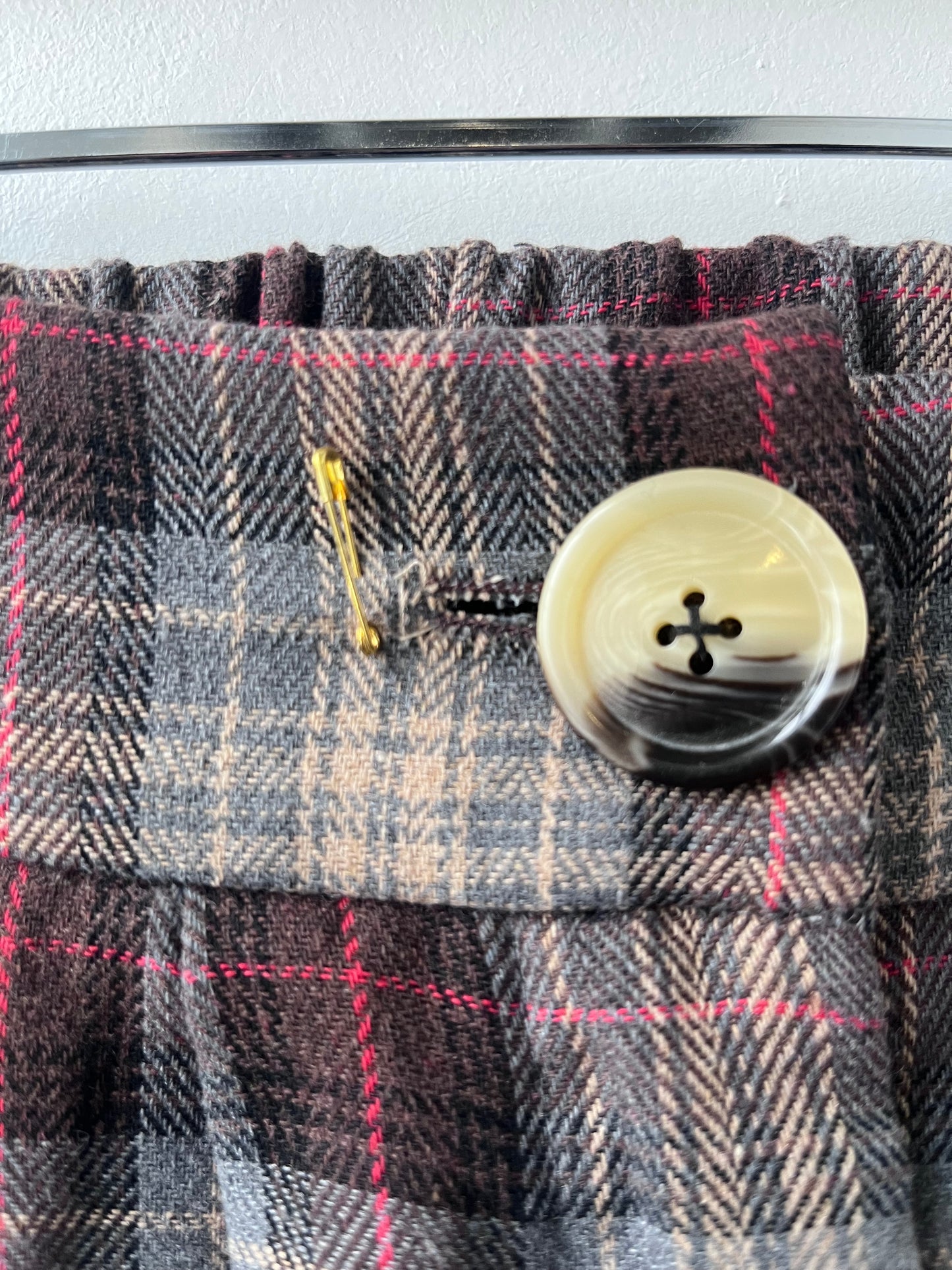 Short ample en coton Watson carreaux XS ÉCHANTILLON