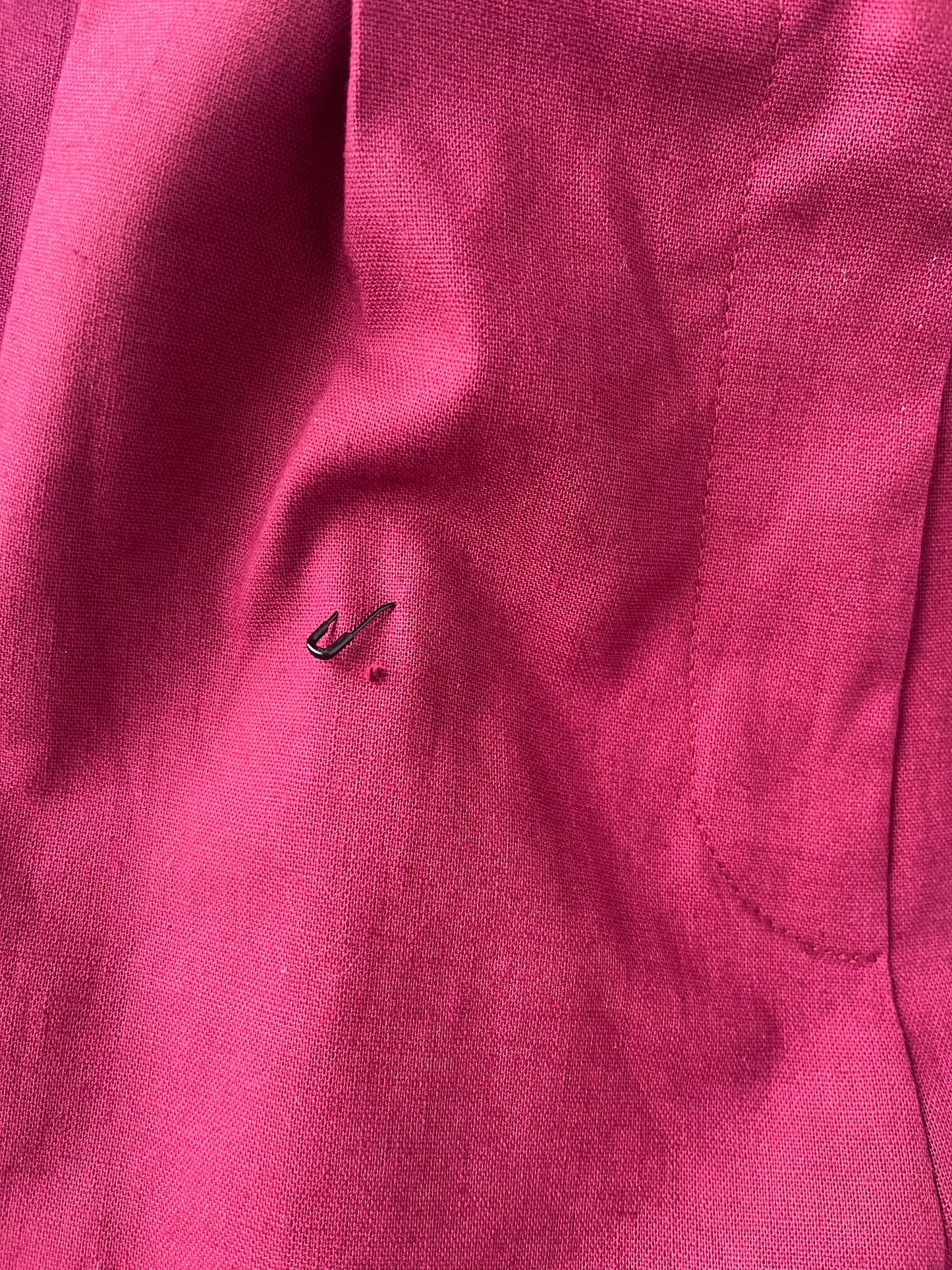 Pantalons tissé Tanaisie bordeaux M DEFECT