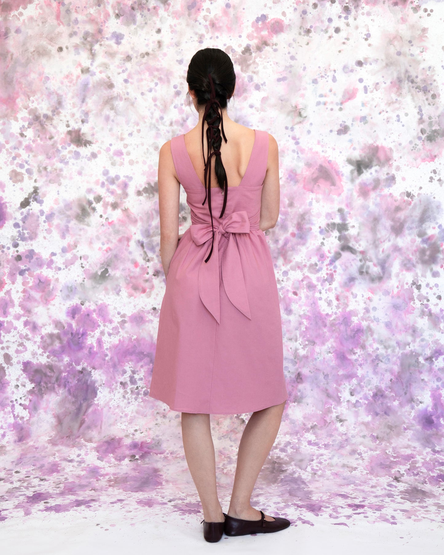 Robe bustier Primevère rose pâle