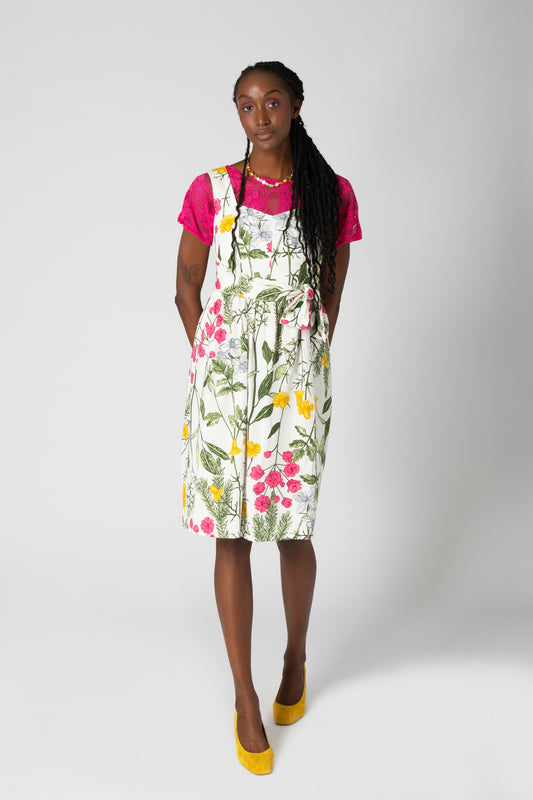 Robe bustier à motif fleuri Iris (soldes)