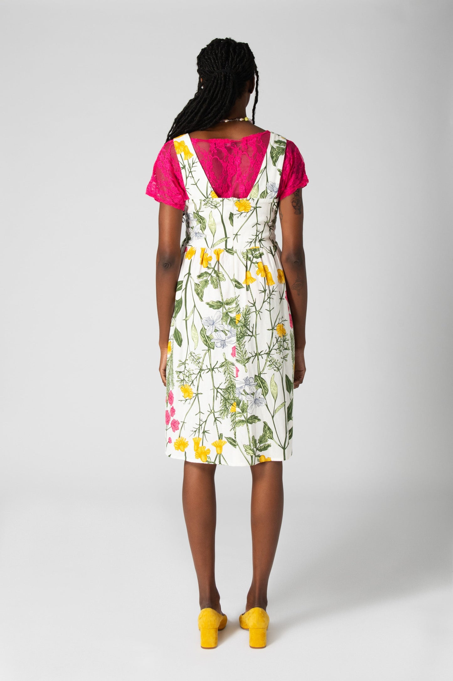 Robe bustier à motif fleuri Iris (soldes)