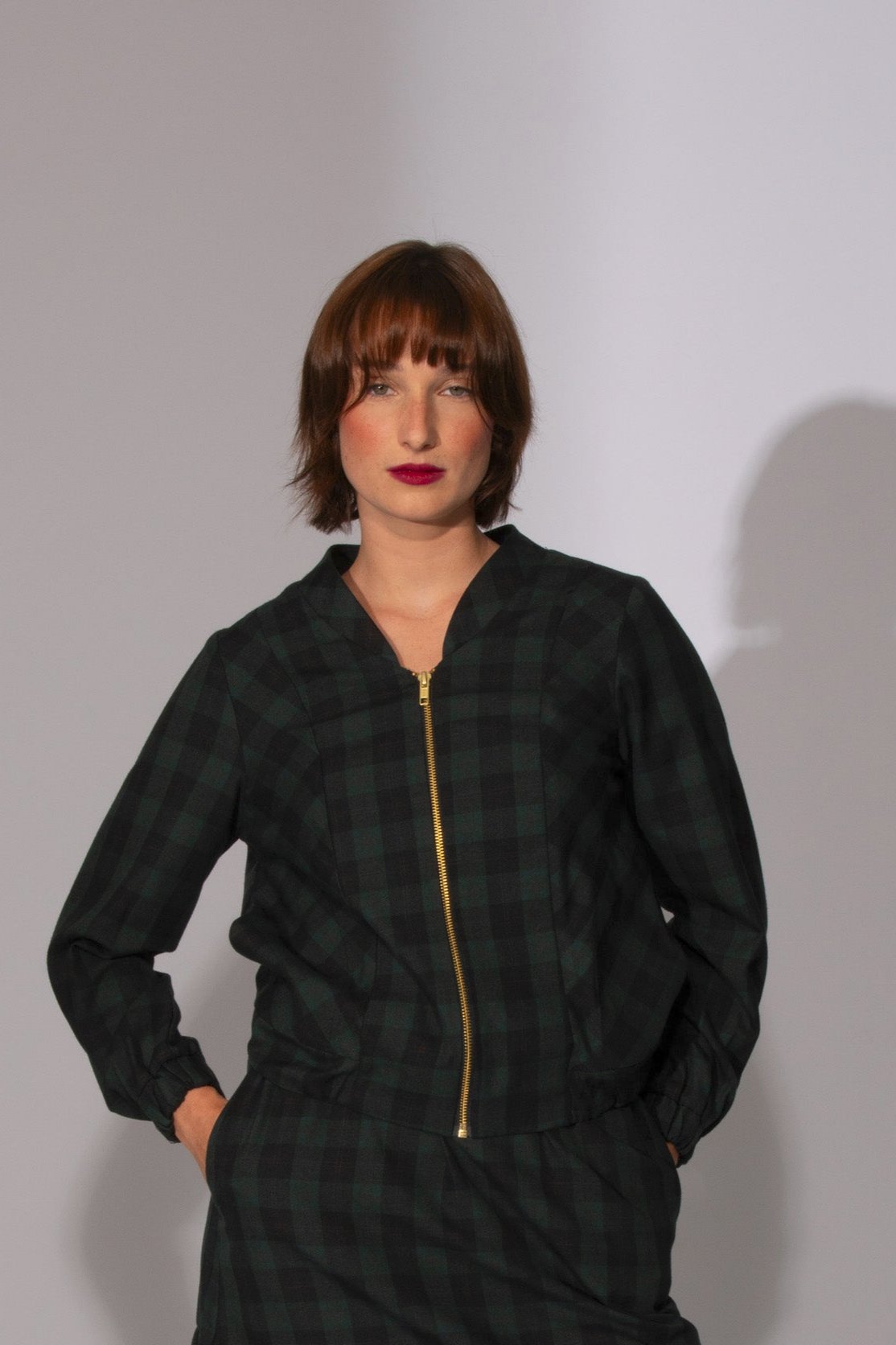 Jupe longue Float On tartan carreaux
