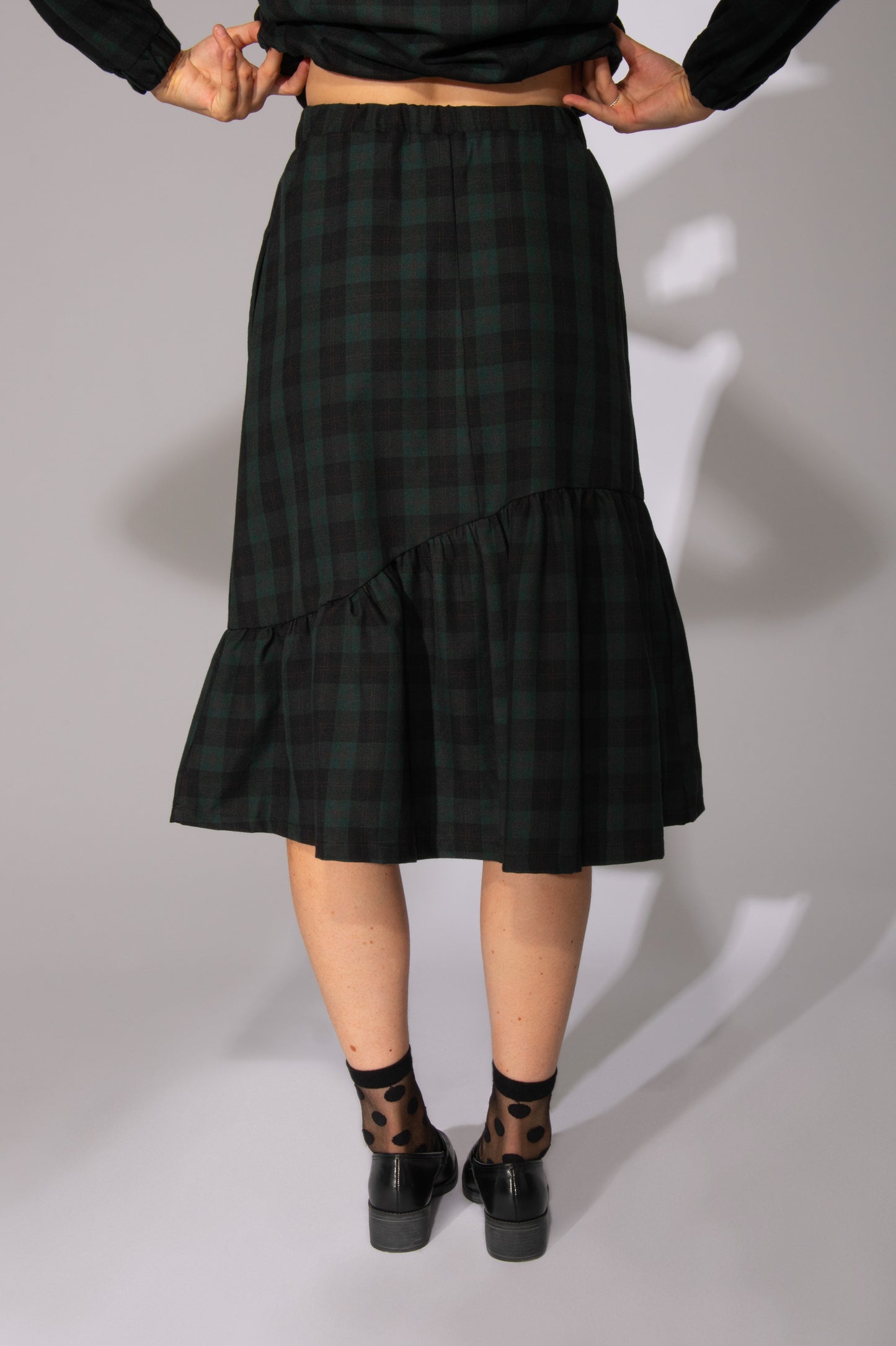 Jupe longue Float On tartan carreaux