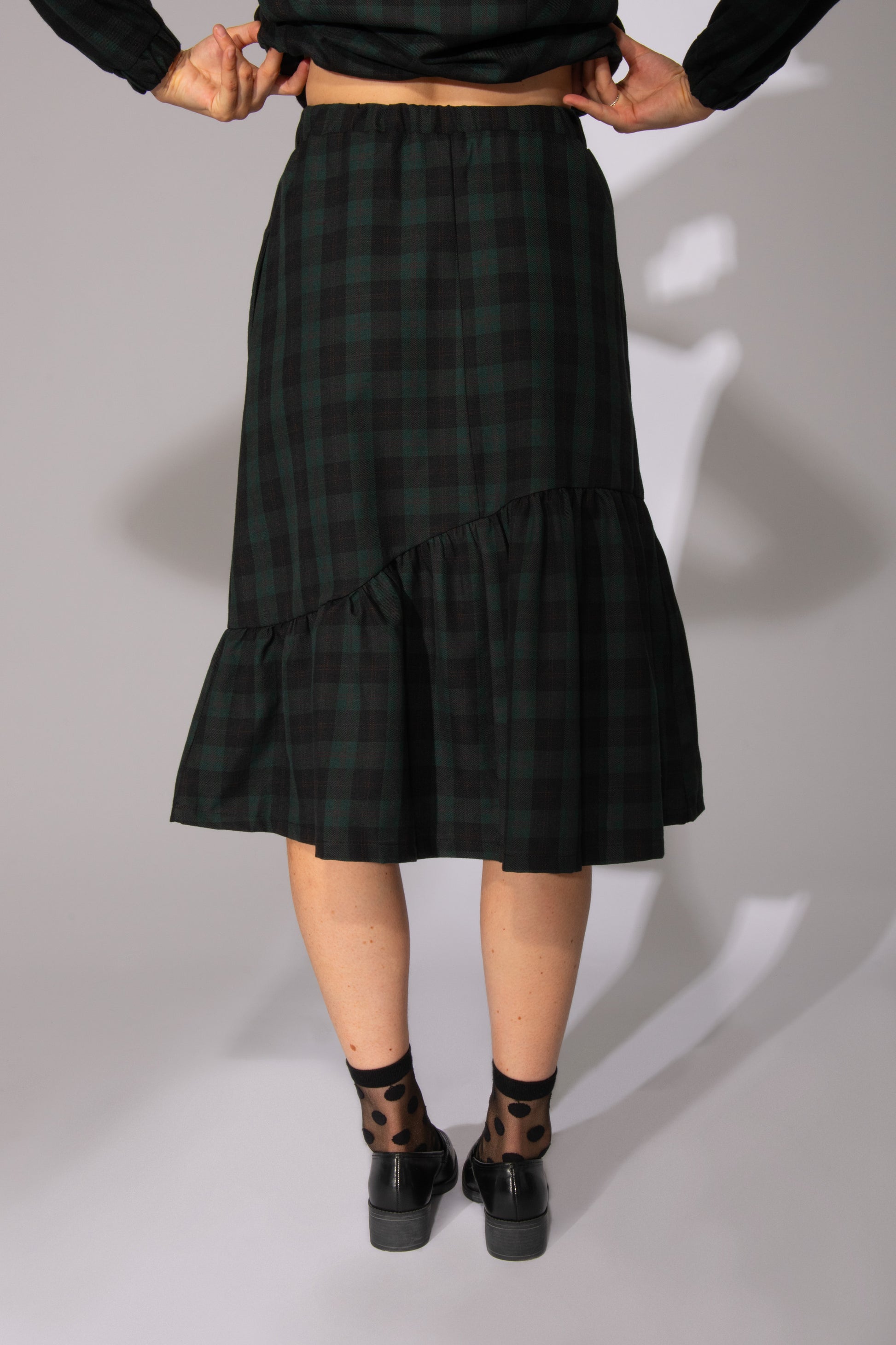 Jupe longue Float On tartan carreaux