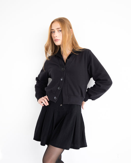 Cardigan Molletonné Douglas noir
