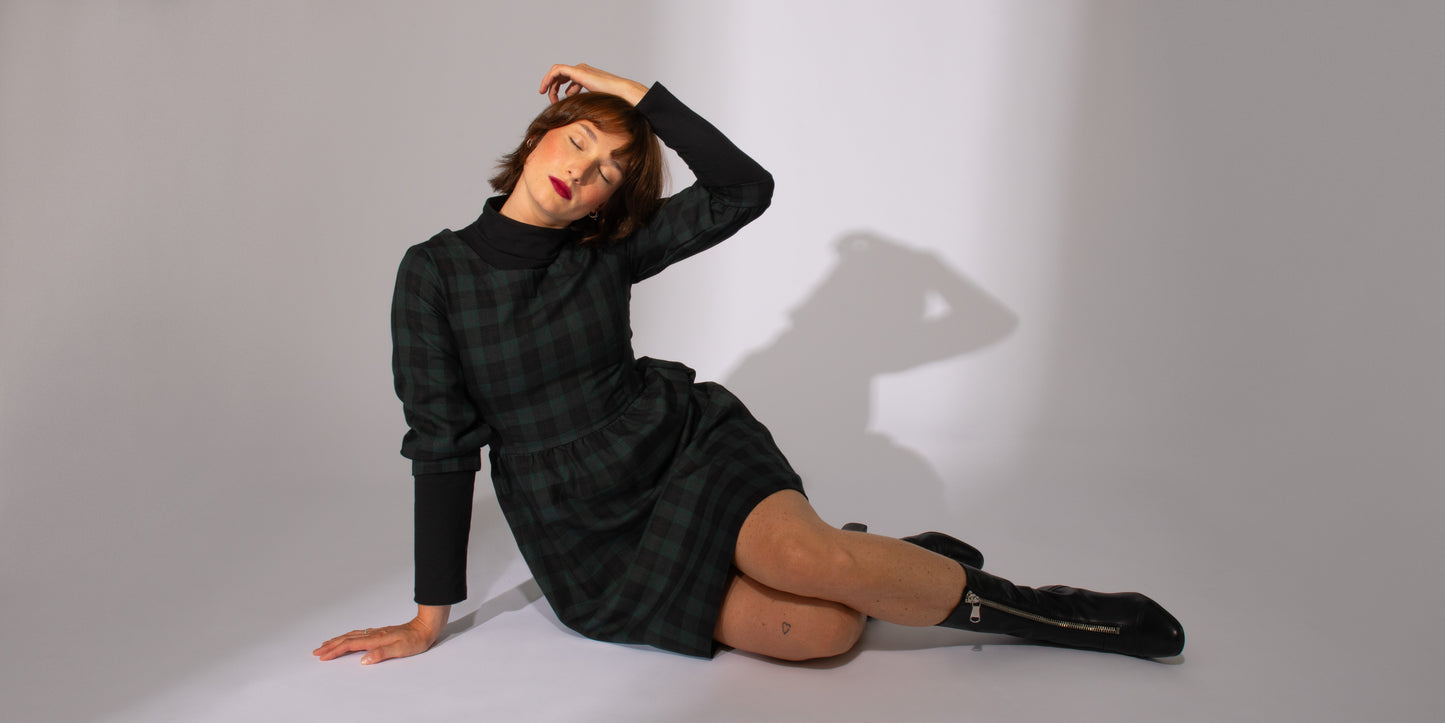 Robe tissée tartan carreaux Do You Realize