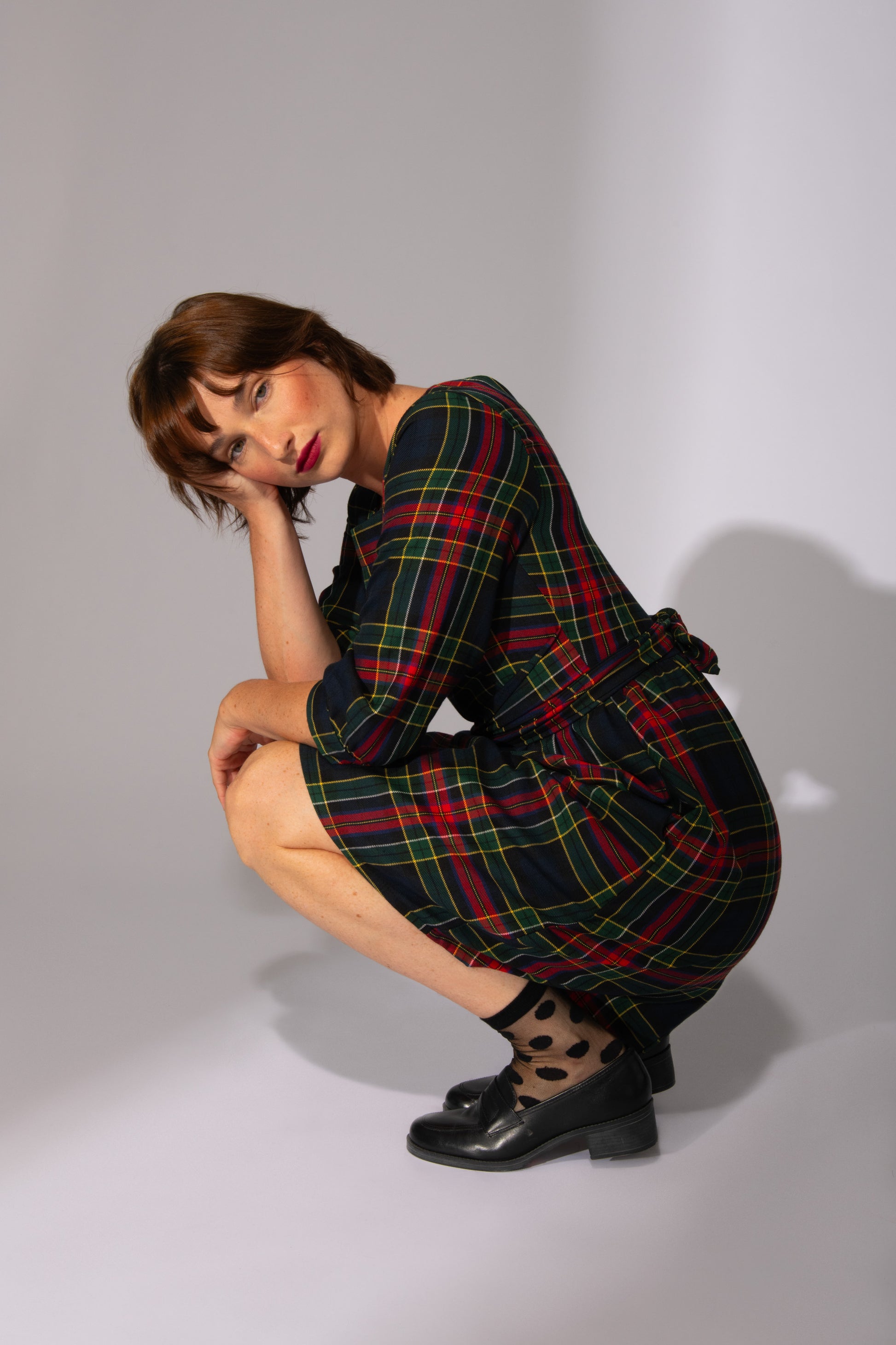 Robe tissée tartan carreaux Do You Realize