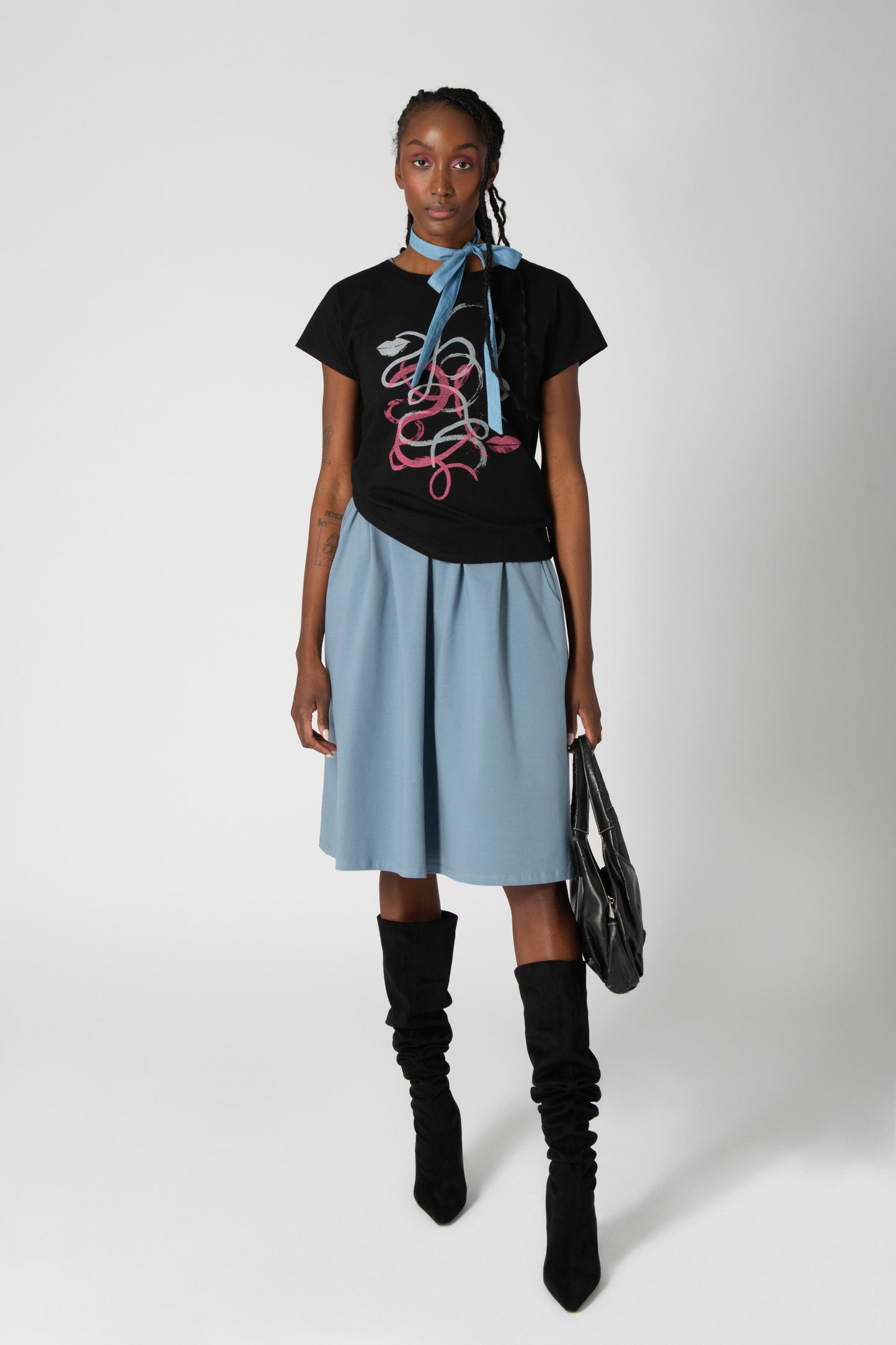 T-shirt Thémis noir (soldes)