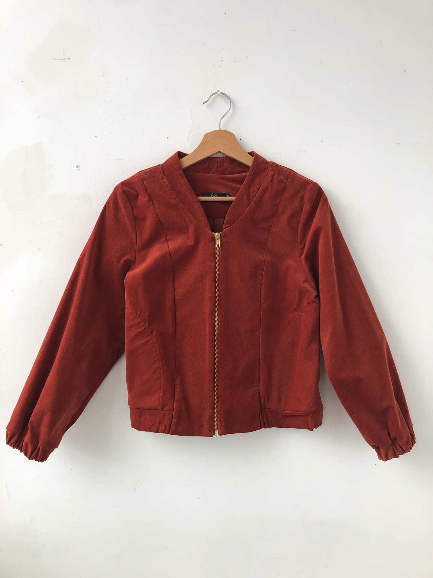 Blouson zip corduroy Terracotta Redrawn - Petit/Small