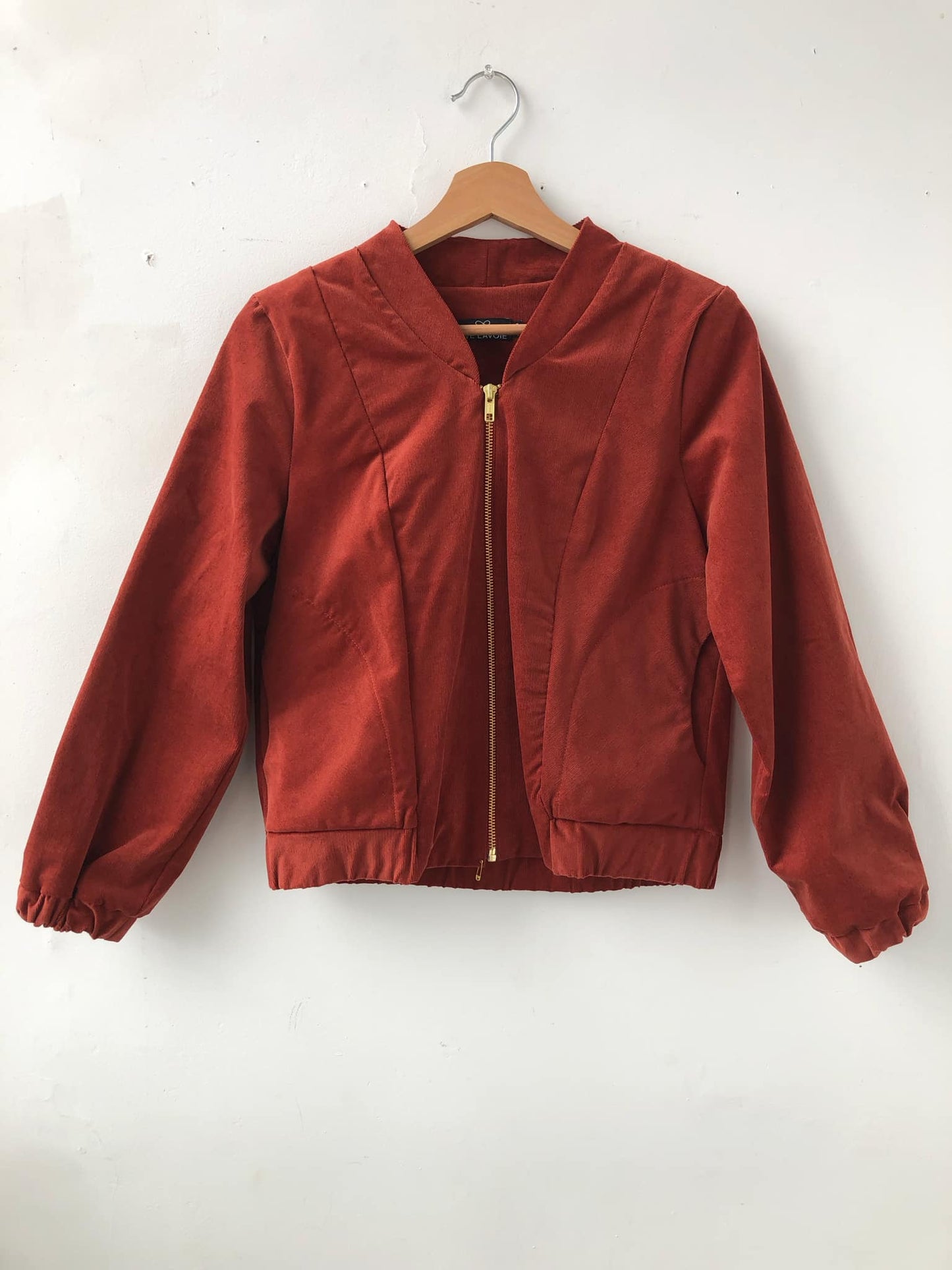 Blouson zip corduroy Terracotta Redrawn - Très-petit/Extra-small