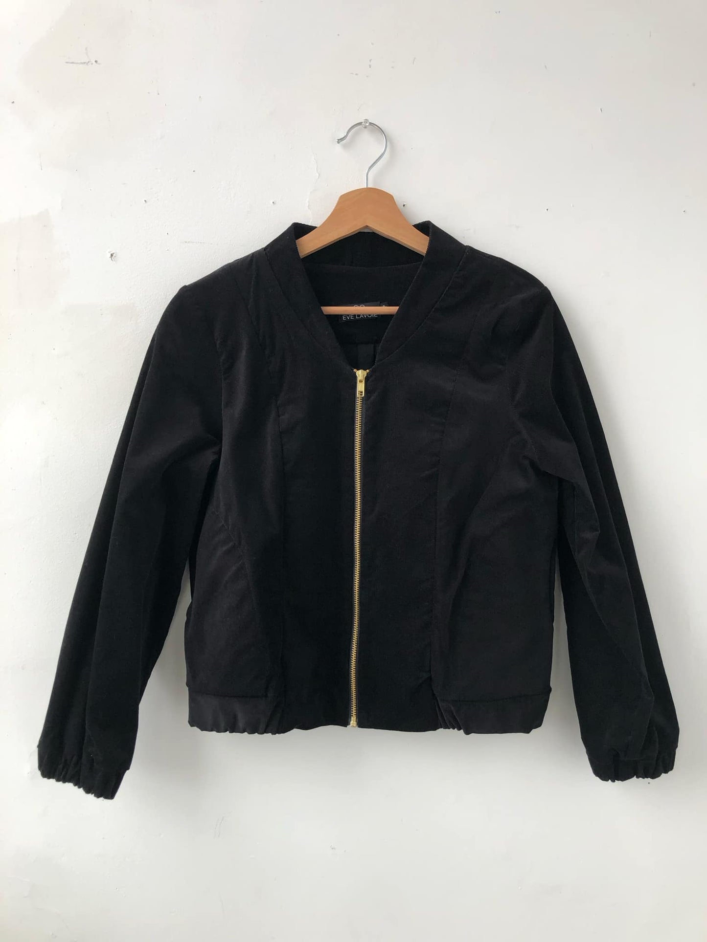 Blouson zip corduroy noir Redrawn - Petit/Small
