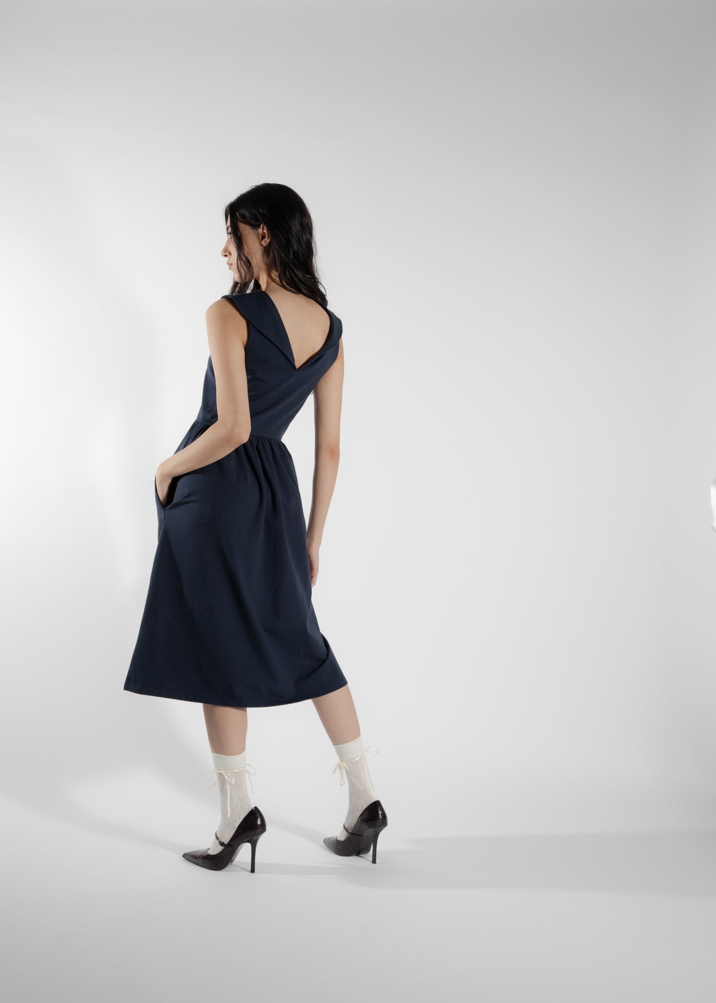 Lobélie navy sundress