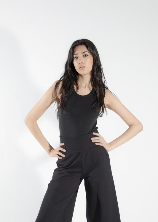 Camisole noire Rubanier