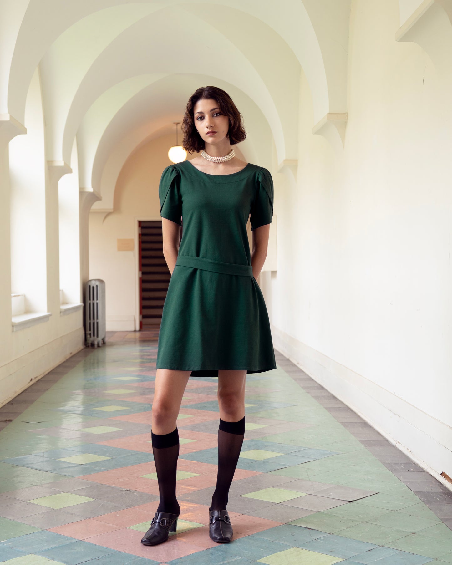 Robe Opal verte