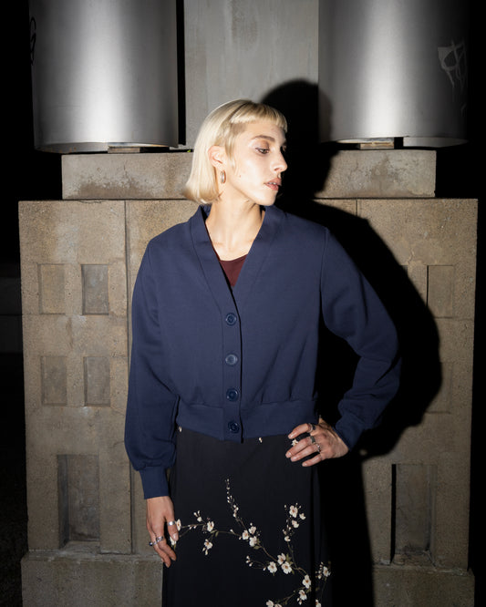 Cardigan Amethyst marine