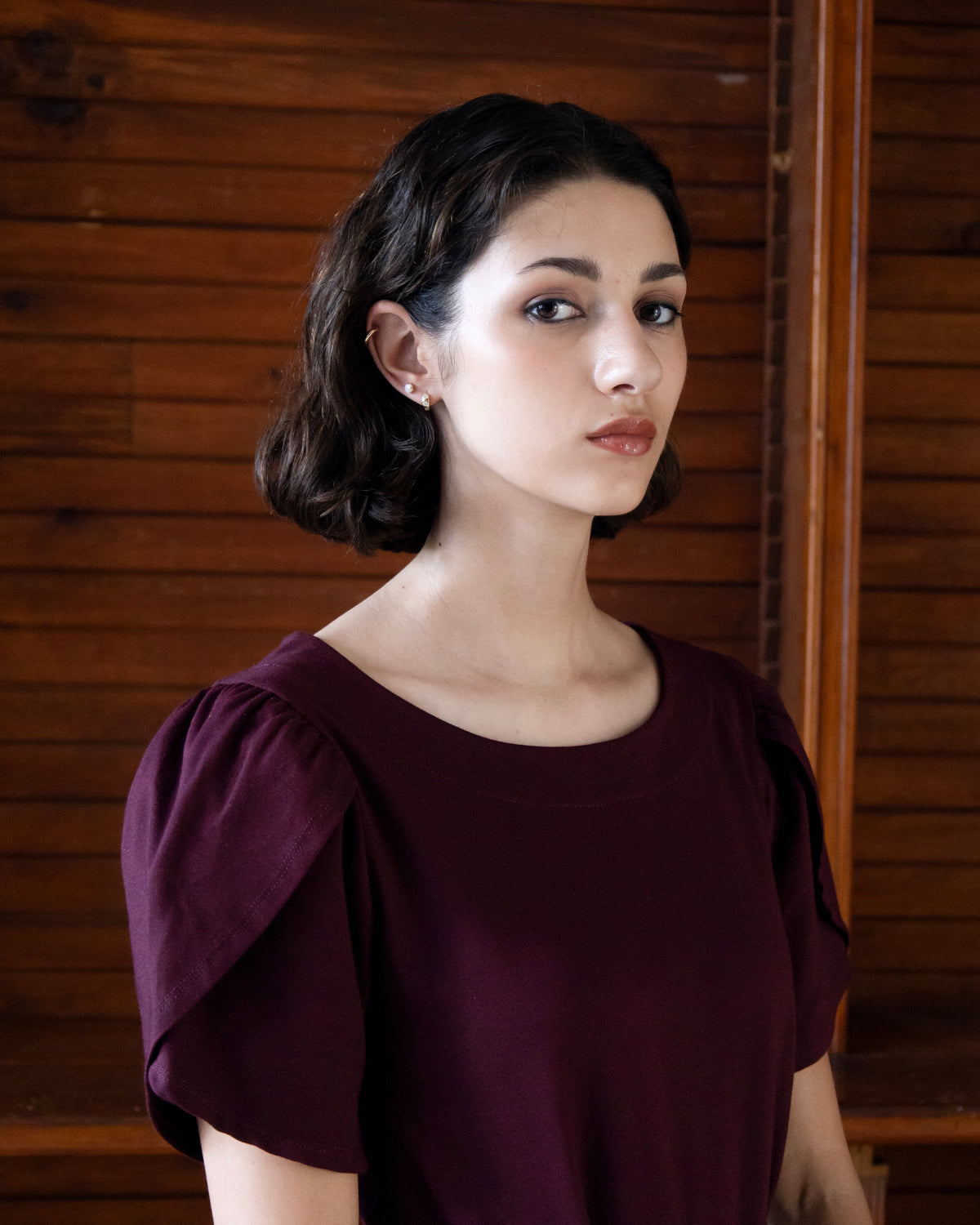 Robe Opal bourgogne