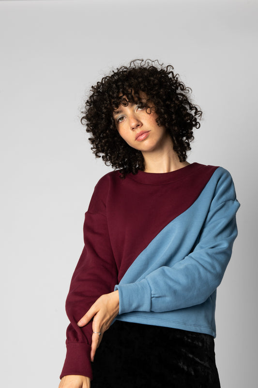 Theron wave crewneck