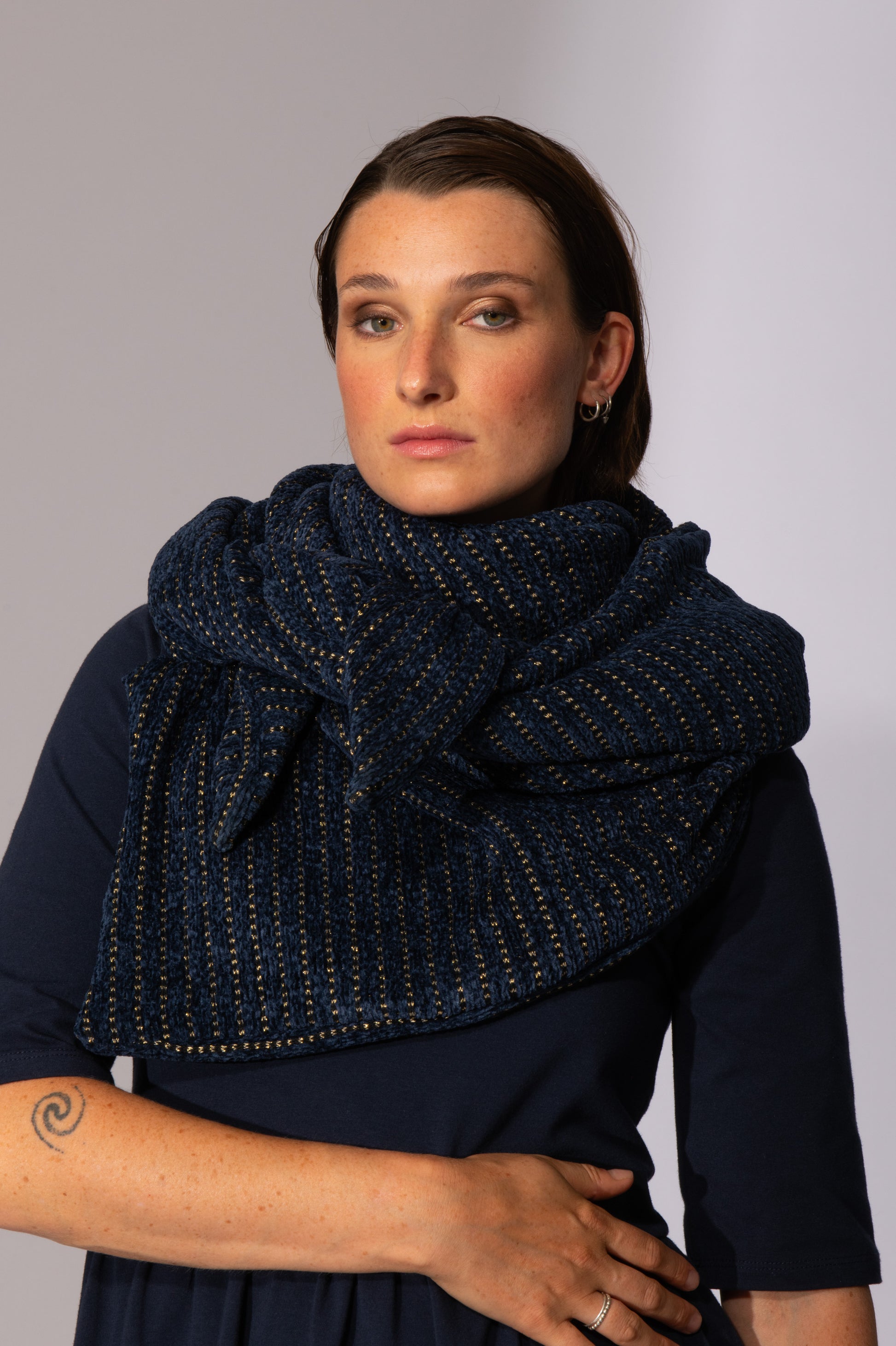 Foulard marine Fade Out