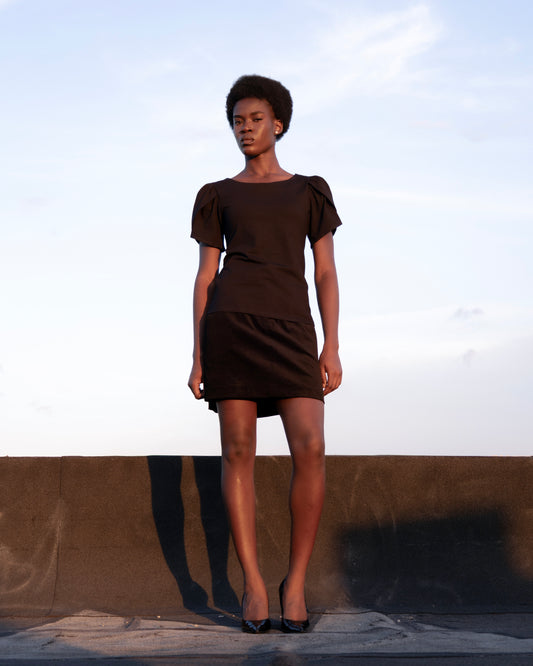 Haut tulipe Tanzania noir