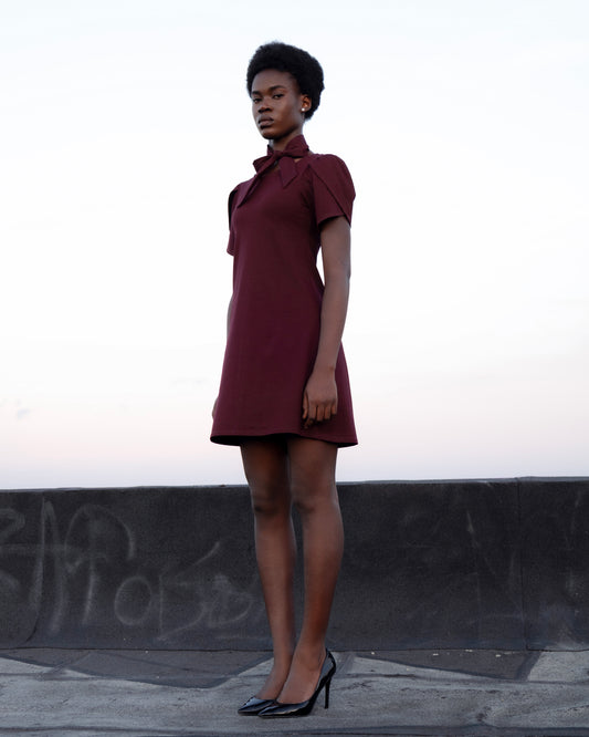 Robe Opal bourgogne