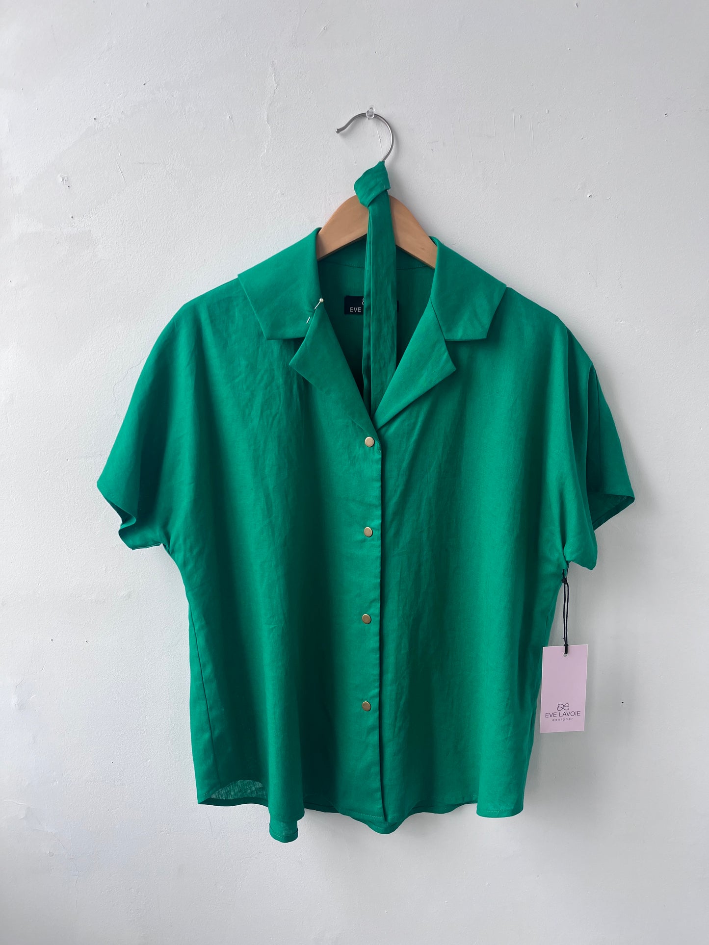 Chemise verte Élodée M DEFECT