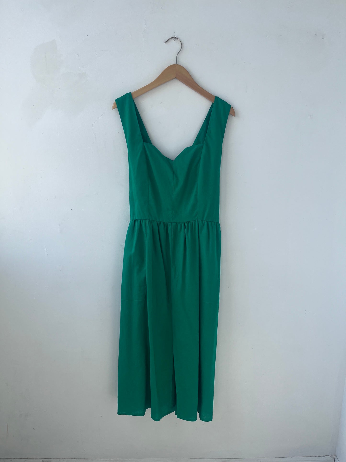 Robe bustier verte Cornifle L DEFECT