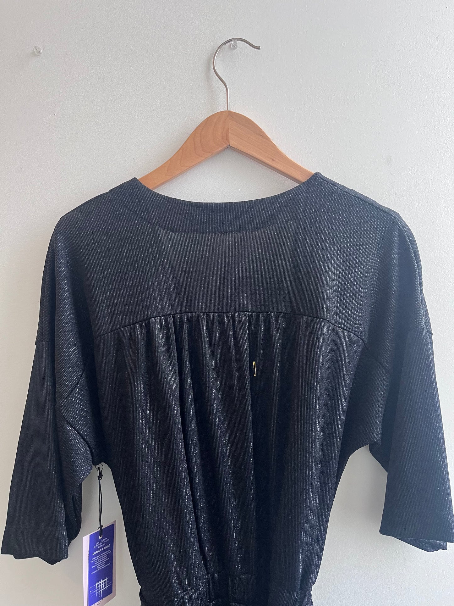 Combinaison Munro scintillant noir M DEFECT