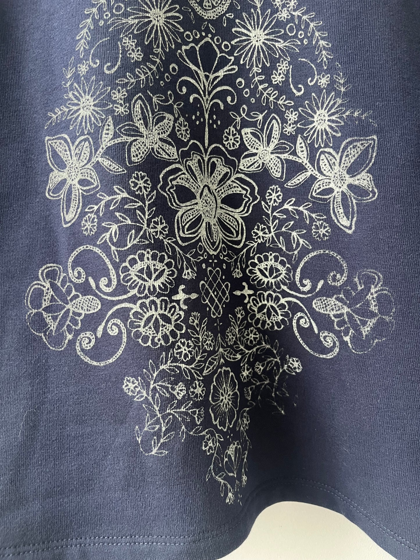 Chandail molletonné Hannay bleu marine M DEFECT