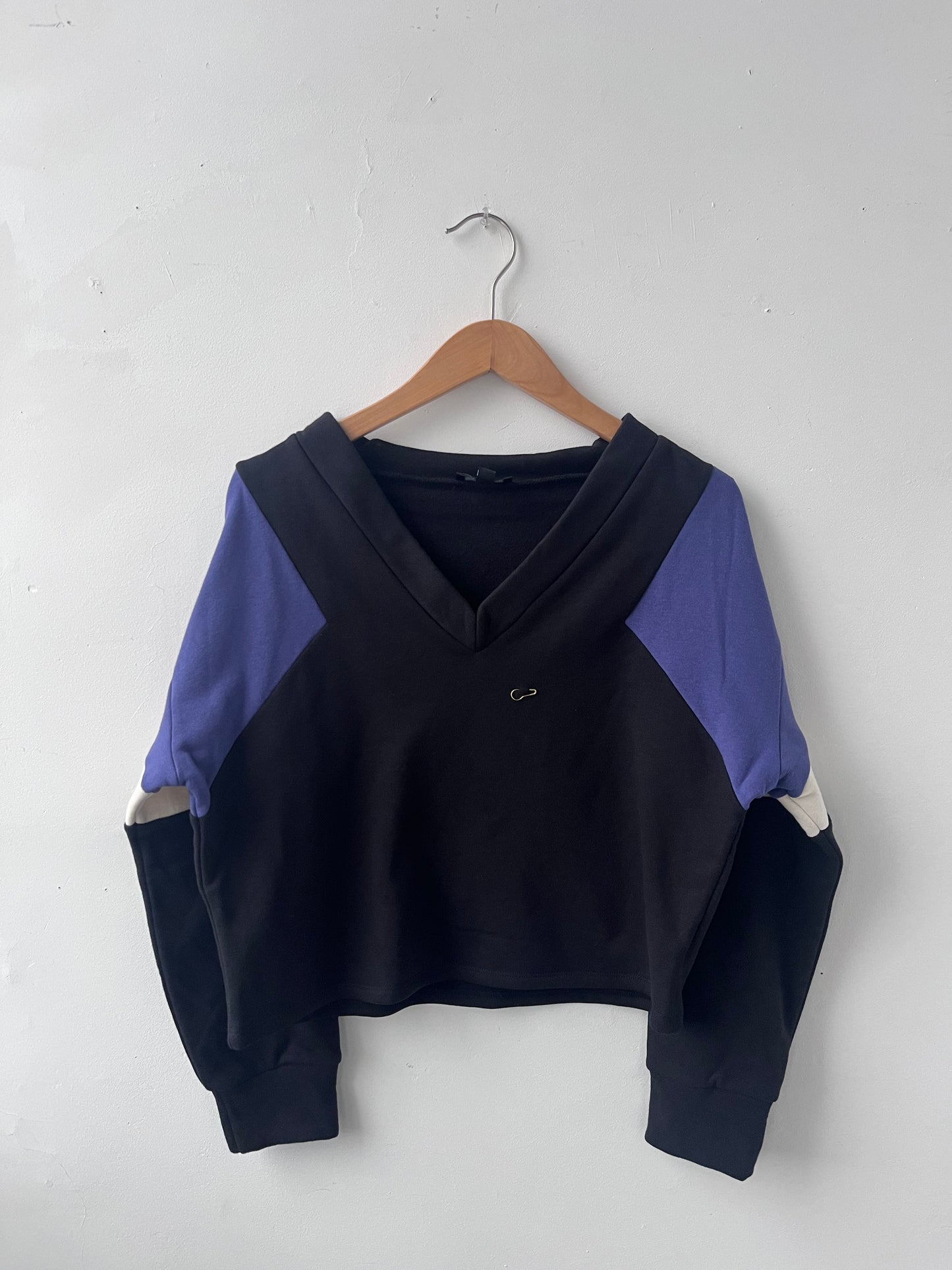 Chandail molletonné Sinclair noir S DEFECT