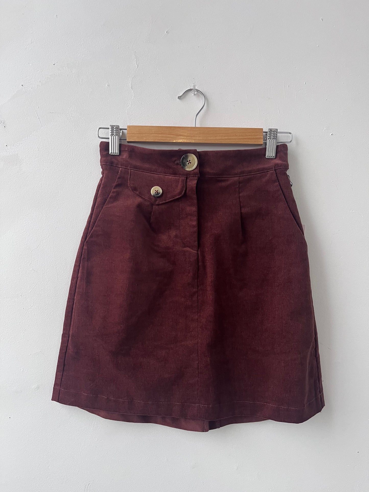 Mini jupe Leslie noisette XS ÉCHANTILLON