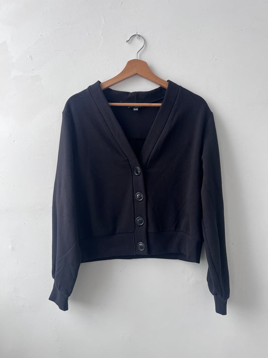 Cardigan molletonné Douglas noir M DEFECT